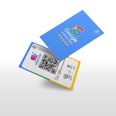 Google Yorum Kartı NFC Kart(NTAG215) UV Baskılı