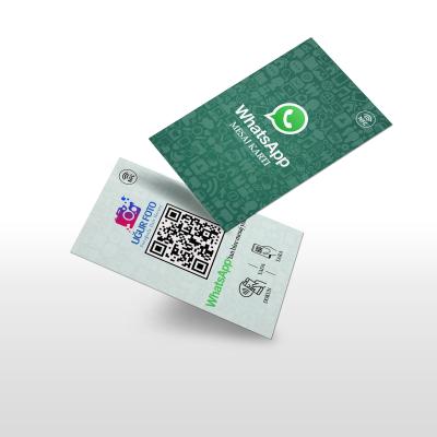 Whatsapp Mesaj Kartı NFC Kart(NTAG215) UV Baskılı