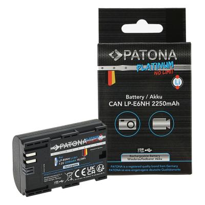 Patona 1361 Platinum Canon LP-E6NH USB-C Batarya